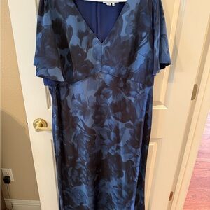 Sachin + Babi Blue Floral Maxi Dress